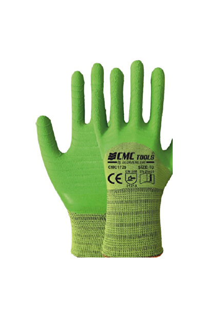 Eldivenx Cmc Flocked Gloves 3/4 Green No:10. (2 Pieces)! !! !