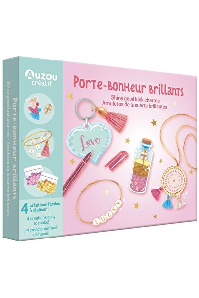 Auzou Set creativ - Talismane norocoase stralucitoare