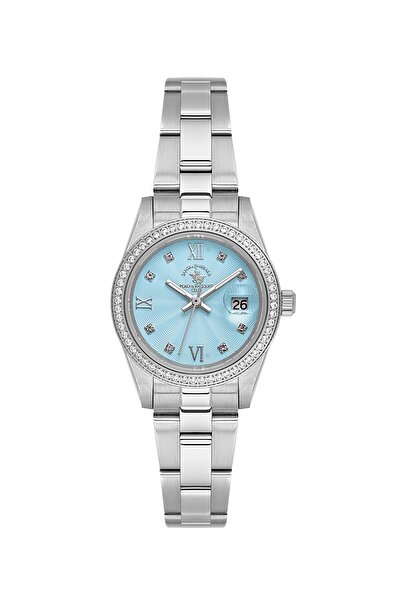 Santa Barbara Polo & Racquet Club ساعة يد نسائية ESSB.D.10035-2، سوار معدني، ...