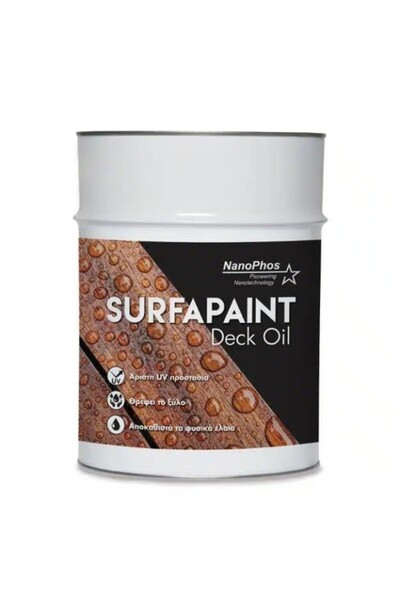 NANOPHOS Wood Impregnating Oil, Indoor/Outdoor Solution, Natural Shine Effect,