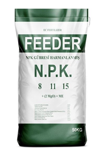 Profert Feeder 8-11-15 (2 Mgo) (+Me) – Akıllı Granül Toprak Altı Gübre (25 Kg)