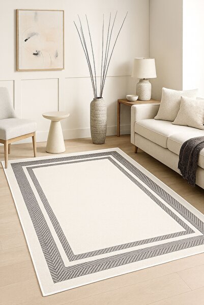 West Home Makinede yıkanabilir kaymaz taban leke tutmaz dijital mutfak halısı salon halısı ve yolluk