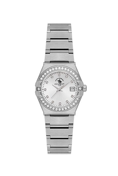 Santa Barbara Polo & Racquet Club ساعة يد نسائية ESSB.B.10656-1، سوار معدني، ...
