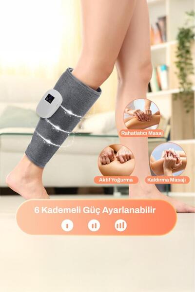 Riddex Kablosuz Isıtmalı Masaj Aleti Bacak Kol Hava Basınçlı Yoğurma Sıkıştırma Modlu Rahatlatıcı Tekli Masaj