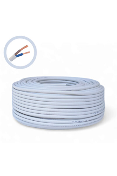 AURA Electric cable 2 x 1.5 mm / 100 m / White