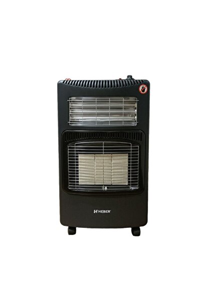 Heber Portable LPG and Electric Stove, HBR-7562, Coverage 20-60 sq m, ODS Safety Sensor, 4200 W