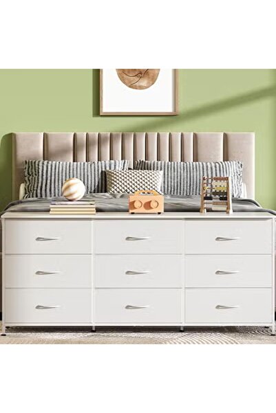 KEKE 9-drawer large size TV model For inside Bed Home Bed Room White Color 63" inch