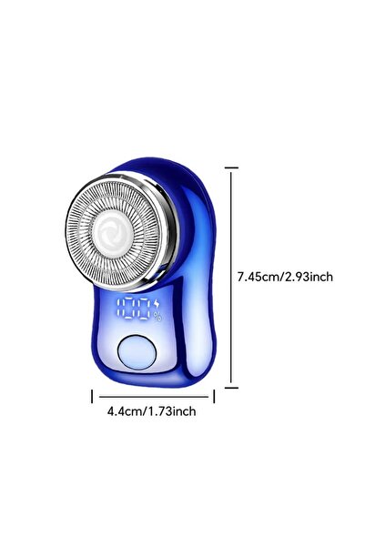 KRAWN Portable Electric Shaver, Small USB Rechargeable Mini Electric Shaver Efficient Shaving