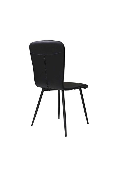 ARTA DOOR Luca Eco-Leather Chairs, Black - Modern, HoReCa, Kitchen, Living Room, Office, Bedrooms, Hallways