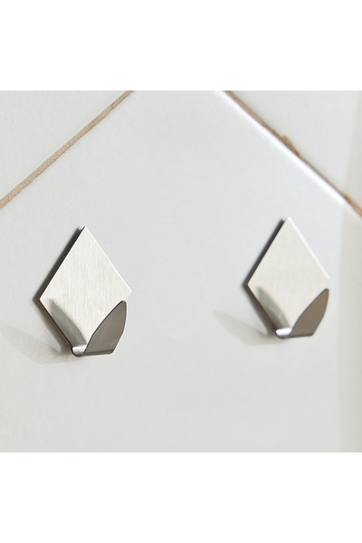 Home Box خطافات معدنية من Umbra Diamond متوسطة الحجم، قطعتان