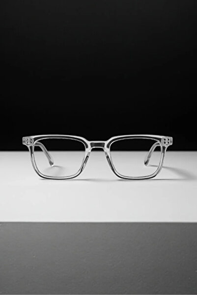 Chunky Frame Unisex Blue Light Filtered Blueblock Transparent Frame Screen Glasses