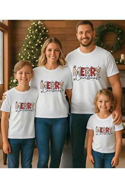 ASELİNDA Merry Christmas New Year Themed T-Shirt | Family Matching T-Shirt (Add Items to Make a Matching Set)
