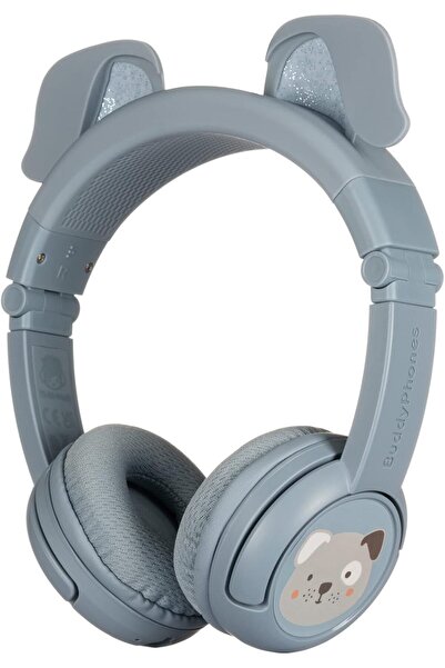 BuddyPhones ONANOFF PlayEars+ Wireless Kids Headphones (Dog, Medium)