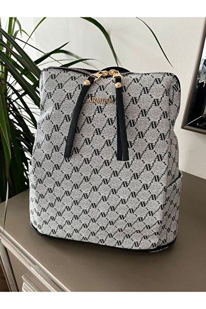 Armine 379 Gri Noktalı Sırt Çantası