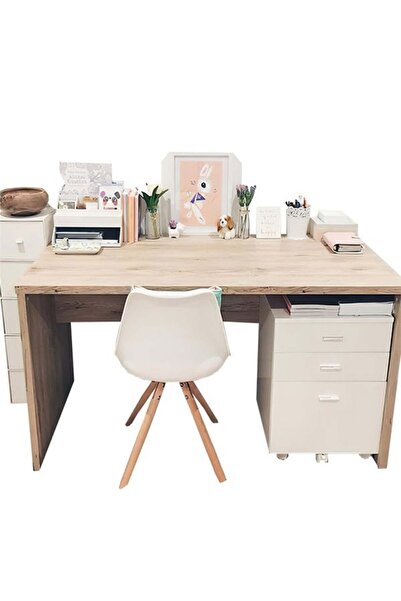 Bamena Wood Deniz Ahşap Çalışma Masası