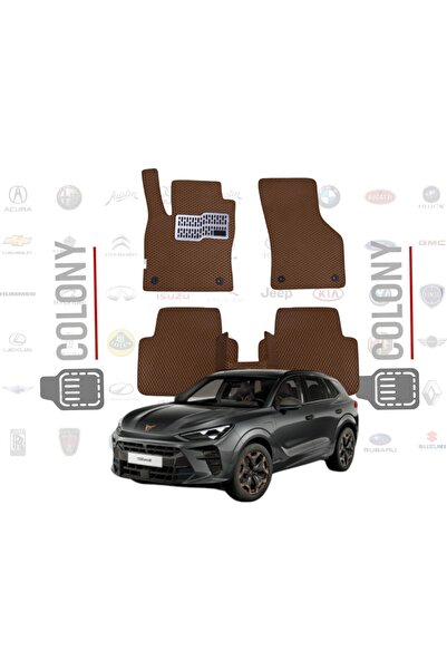 COLONY Cupra Formentor 2024 Ve Sonrası Hücreli Premium Eva Tam Set Paspas Tak...
