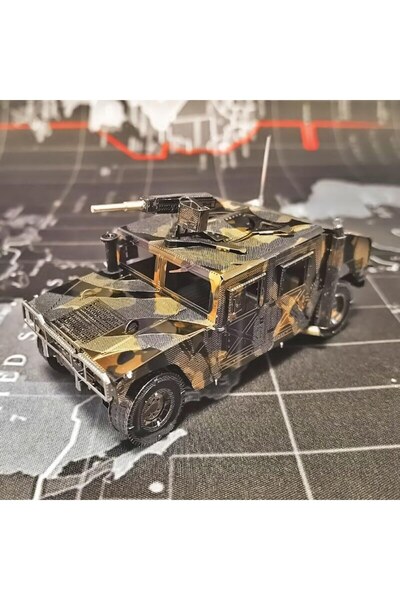 RoveZone Nano Metallic 3D Puzzle - Off Road Hummer, 78 Pieces (RoveZone)
