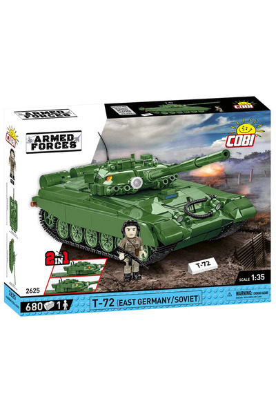 COBI T-72 Ανατολική Γερμανία - Σοβιετικό, 680 τεμάχια (COBI-2625)