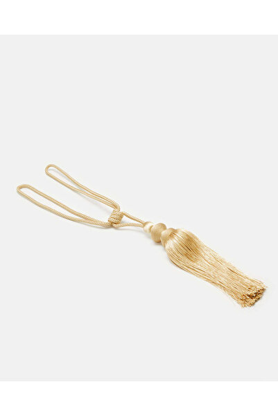 REDTAG Beige Tie-Back With Tassel