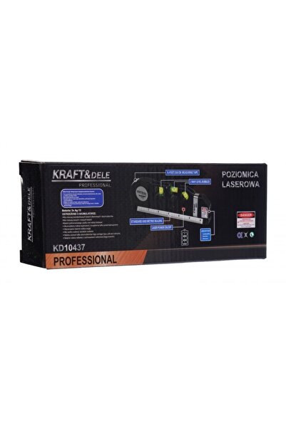 Maxrom Nivela cu laser 650nm 1mW si sistem de masurat 250mm TLBC10437 Barracuda