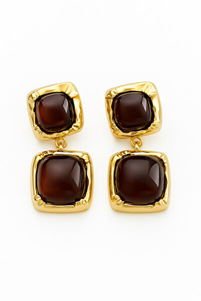 Vi store Çelik Kahve Kate Küpe