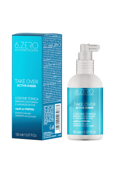 6.Zero Anti-dandruff and antisebum tonic lotion, Take Over Active Sheer 150 ml