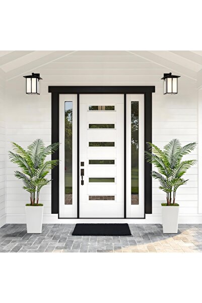 ZVEZVIA نخيل أريكا نابض بالحياة 150 سم، ديكور استوائي مثالي للمنزل والمكتب، هدية مثالية للتدفئة المنزلية