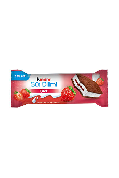 Kinder Çilekli Süt Dilimi 28 Gr X 20 Adet