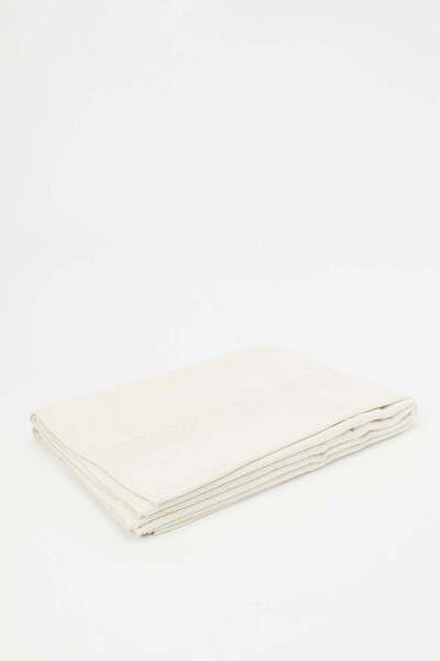 REDTAG Beige Textured Cotton Beach Towel