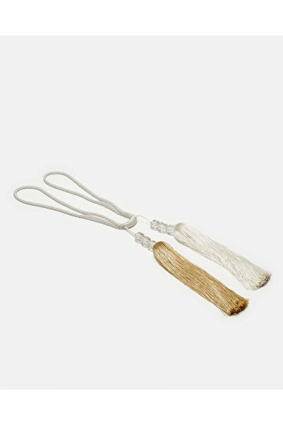 REDTAG Ivory And Beige Tie Back With Double Tassel