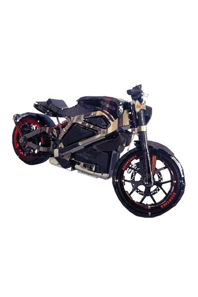 RoveZone Nano Metallic 3D Puzzle - Avengers Motorcycle Model, 81 Pieces