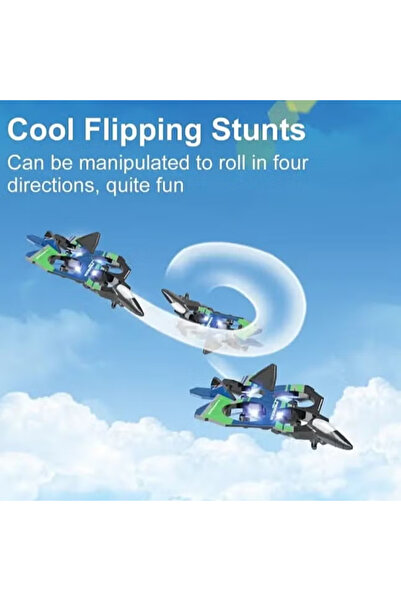 Sumkyle Foam Toy Airplane Lightweight Remote Control Glider Easy to Fly