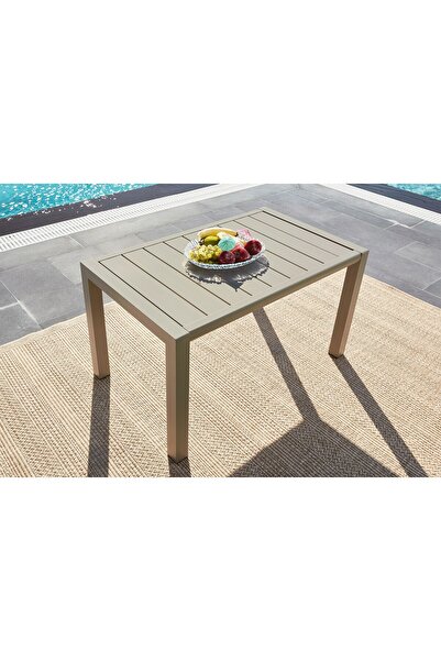 Erinöz Genova Yüksek Sehpa - Cappuccino