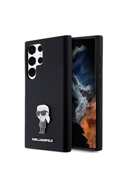 Karl Lagerfeld Carcasă pentru Samsung Galaxy S23 Ultra, silicon, neagră