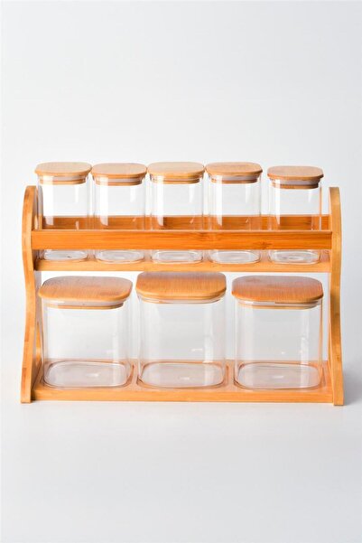 Tohana Bambu Standli Kare Cam Baharatlik