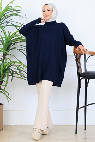 benguen Knitwear Tunic N7083 Navy Blue