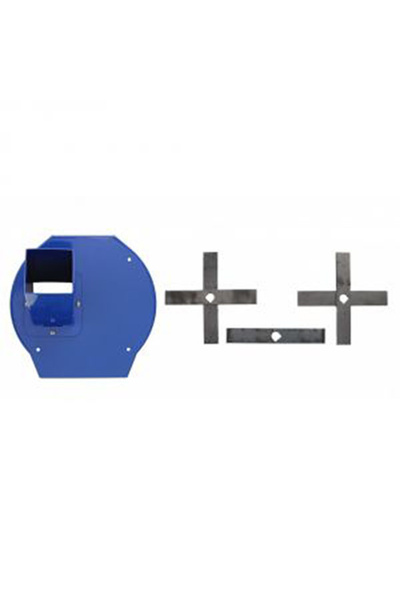 DDT Комплект ножове + калъф за стъблени зеленчуци, DDT, син