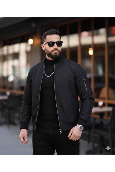 S&M CLOTHİNG Ανδρικό αδιάβροχο εποχιακό μπουφάν New Season