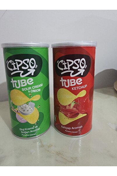 Cipso Tube Cips Çeşitleri 90gr 4 Adet