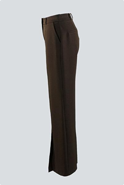 IDYL Straight-Leg Trousers with a Slit