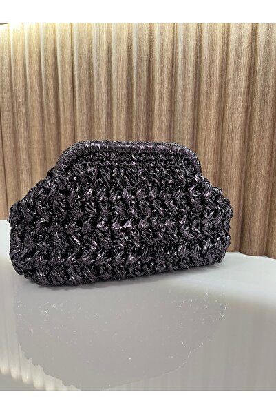 Knittingworld Mango çanta ,metalik çanta,clucth çanta,portföy çanta