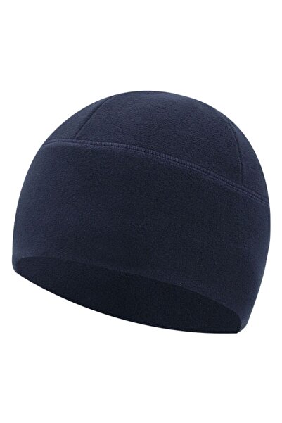 Hipolar Autumn - Winter Hat, Black, Soft Polar Fleece, Size L 54 Semi-elastic