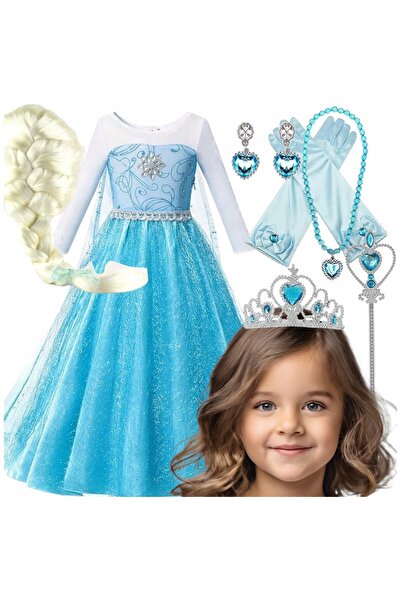 Other COSTUM ELSA ROCHIE ELZA REGATUL DE GHEAȚĂ PENTRU BALUL DE CARNAVAL 104/110