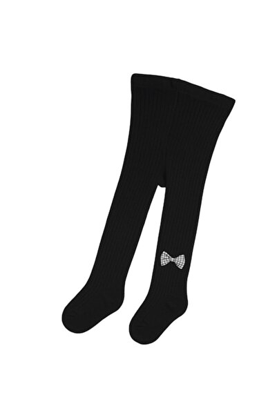 Mixbo colanți pentru copii cu talpă, fundă în carouri, bumbac gros, 6-12 luni...