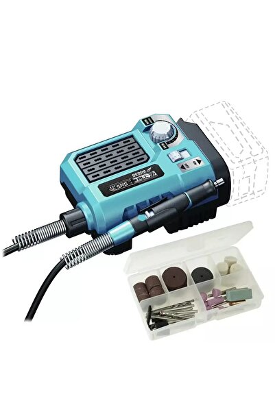 dedra Mini polizor cu accesorii, Li-ion 18V (bateria nu este inclusă), ax de 3,2 mm, SAS+ALL,