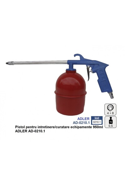 Maxrom Gun for equipment maintenance/cleaning 950ml ADLER AD-0210.1