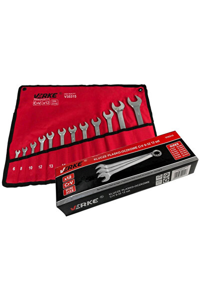 Maxrom Combination ring wrench set 12 elements 6-32mm V35315 Verke