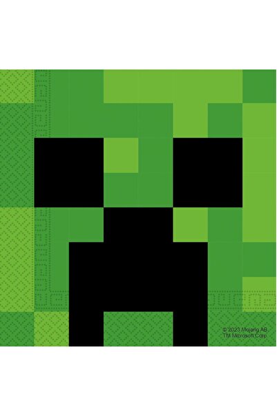 Generic Brand Set 20 șervețele de petrecere Minecraft 33x33cm