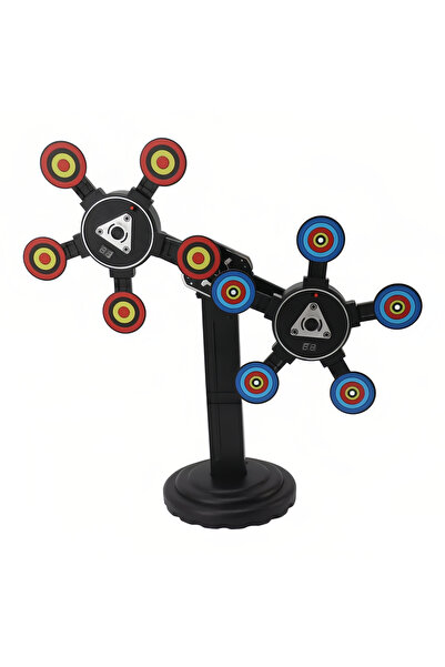 YESMAX هدف الرماية لبندقية نيرف رماية السهام الرغوية، أهداف إعادة الضبط التلقائي الرقمية مع تأثير صوتي ضوئي