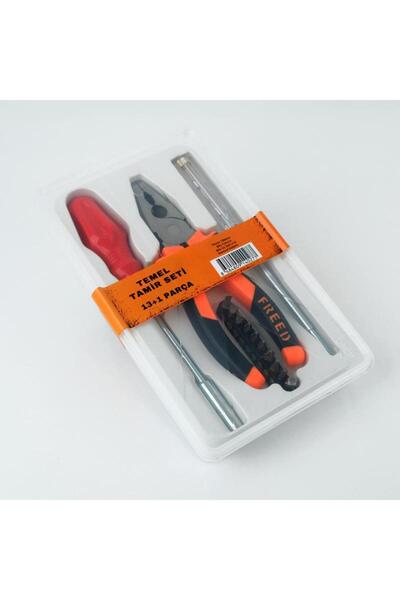 Work It 13 Parça Pense ve Vidalama Seti - 180mm Pense + Bits Uç Tutucu + 10 Parça Bits Uç+ Kontrol Kalemi